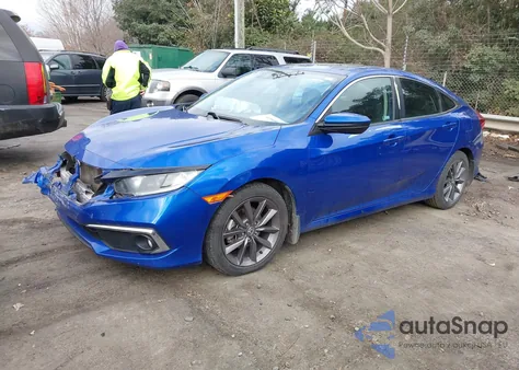 2020 Honda Civic Ex z USA, uszkodzony, nr VIN 19XFC1F38LE211029